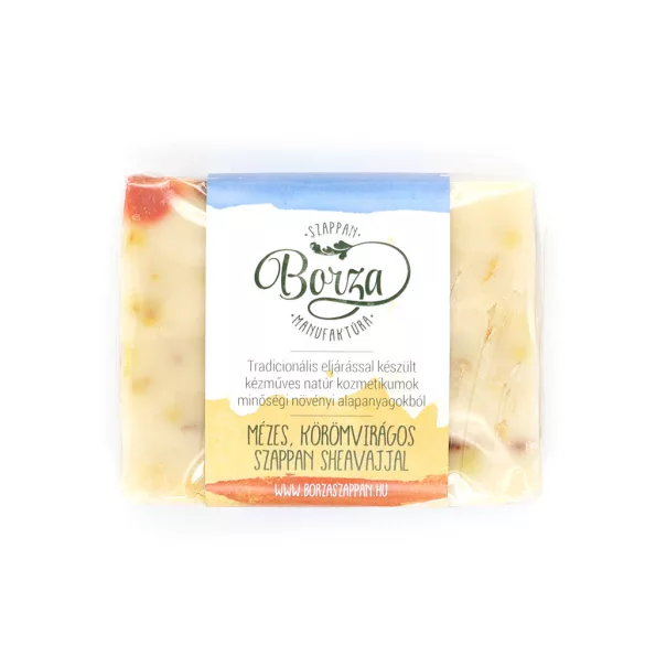 Borza mézes körömvirágszappan sheavajjal 100g