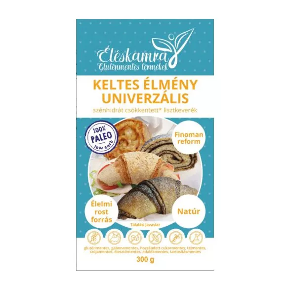 Éléskamra keltes élmény univerzális szénhidrátcsökkentett lisztkeverék 300 g