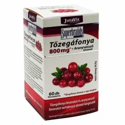Jutavit tőzegáfonya+aranyvessző kivonat tabletta 60db - bio és vegán étrendkiegészítők