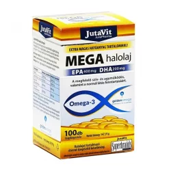 Jutavit mega omega-3 halolaj kapszula 100db - bio és vegán étrendkiegészítők