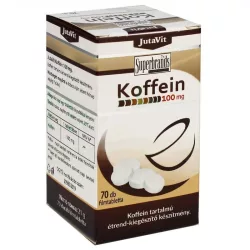 Jutavit koffein 100mg tabletta 70db - bio és vegán étrendkiegészítők