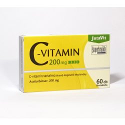 Jutavit c-vitamin 200mg 60db - bio és vegán étrendkiegészítők