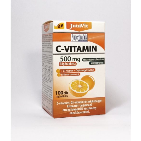 Jutavit c-vitamin 500 mg rágótabletta 100 db