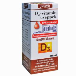Jutavit d3-vitamin 400ne/csepp gyermekeknek 30ml - bio és vegán étrendkiegészítők