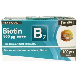 Jutavit biotin 900mmg 100db - bio és vegán étrendkiegészítők