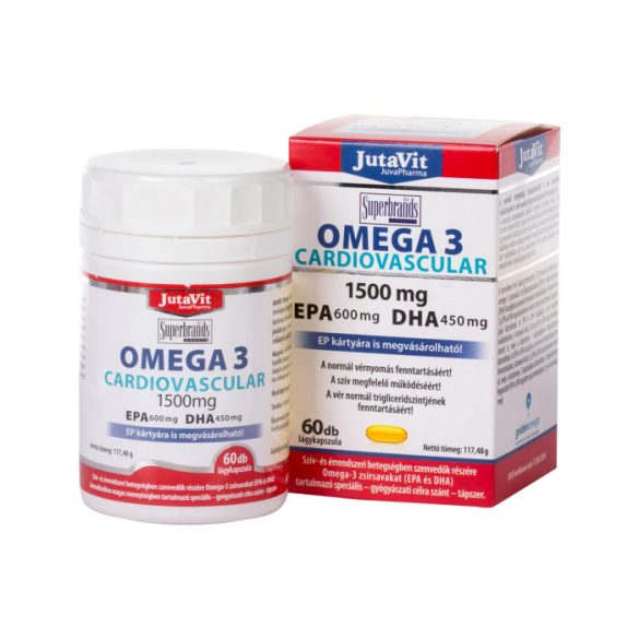 JUTAVIT OMEGA-3 CARDIOVASCULAR KAPSZULA