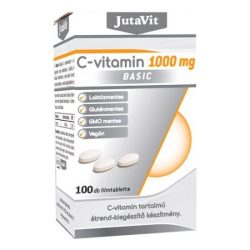 Jutavit c-vitamin 1000mg basic filmtabletta 100db - bio és vegán étrendkiegészítők