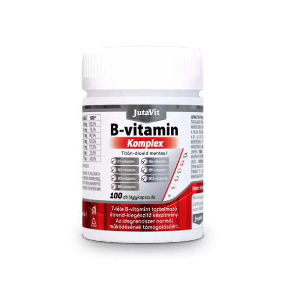 Jutavit b-vitamin komplex lágykapszula 100db