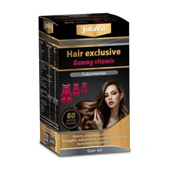 Jutavit hair exclusive gummy vitamin cukormentes 60 db