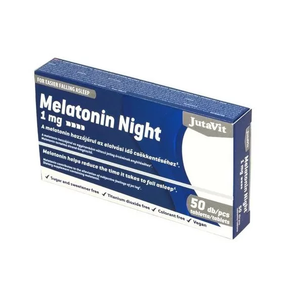Jutavit melatonin night 1mg 50db