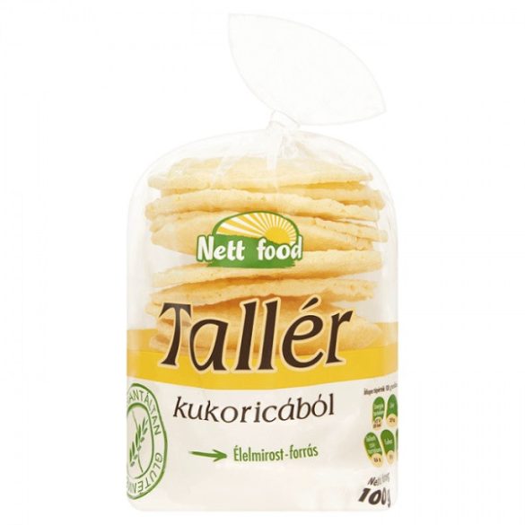 Nett Food kukorica tallér gluténmentes 100 g