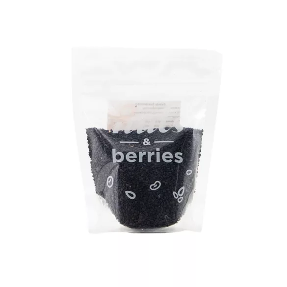 Nuts&berries fekete szezámmag 125g