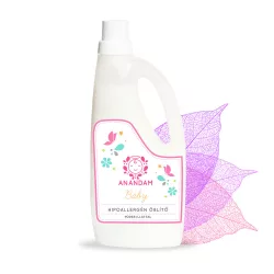 Anandam öblítő baby 3+ púder illattal 1l - bio és natúr tisztítószerek