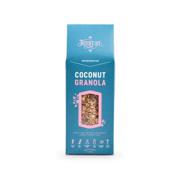 Hesters life coconut granola kókuszos granola 320 g