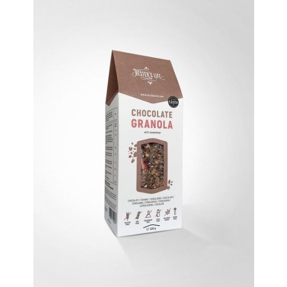 Hesters life chocolate granola csokoládés granola 320 g