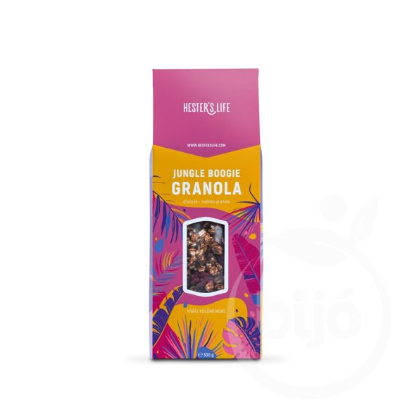 Gluténmentes hesters life jungle boogie granola áfonyás-málnás 300g