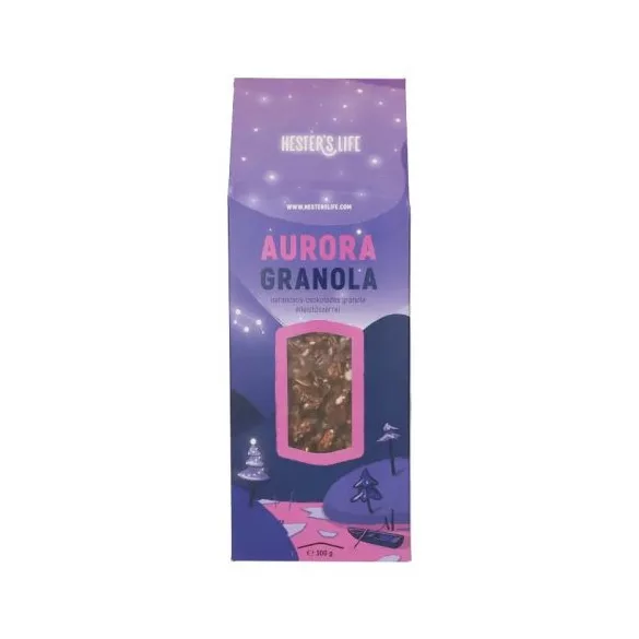 Hester's Life aurora narancsos-csokoládés granola 300 g