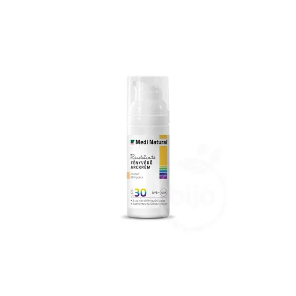 Medinatural spf30 ránctalanító fényvédő arckrém 50 ml