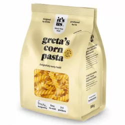 Gluténmentes its us greta kukorica tészta fusilli 200g - bio és refomélelmiszer