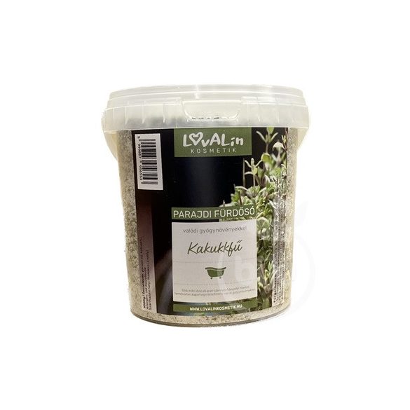 Lovalin parajdi fürdősó valódi gyógynövénnyel kakukkfűvel 1000 g