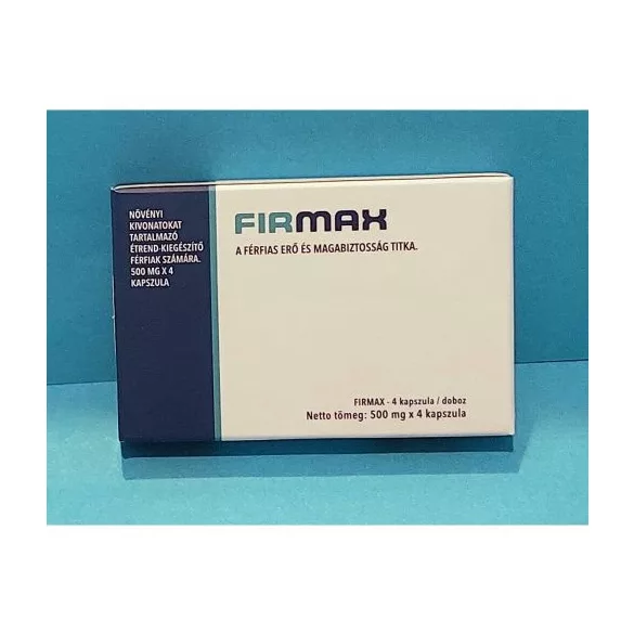 Firmax - étrend kiegészítő kapszula (4db) - bio és natúr intim készítmények