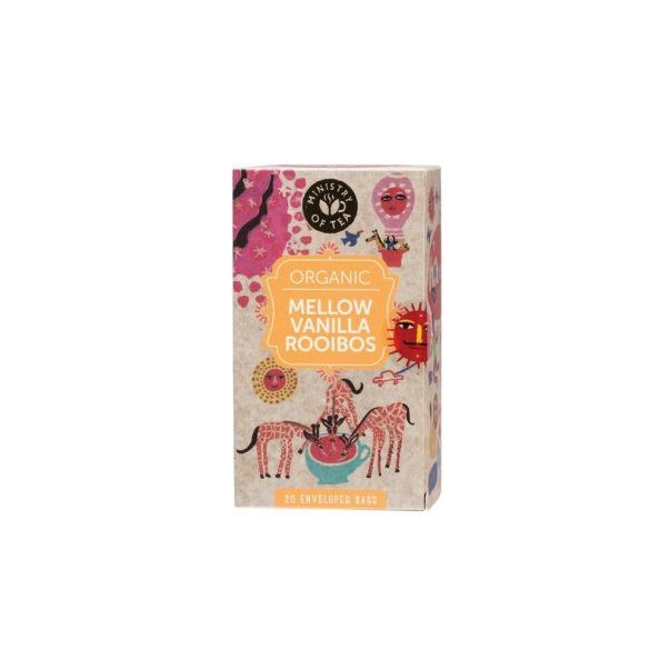 Ministry of tea organic mellow rooibos vaníliás bio tea 35 g