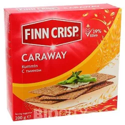 Finn crisp vékony ropogós kenyér köményes 200 g - bio és refomélelmiszer
