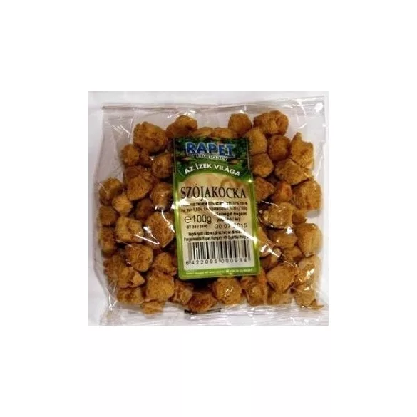 Rapet hungary szójakocka 100g - bio és refomélelmiszer