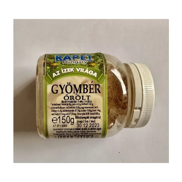 Rapet az ízek világa őrölt gyömbér 150g