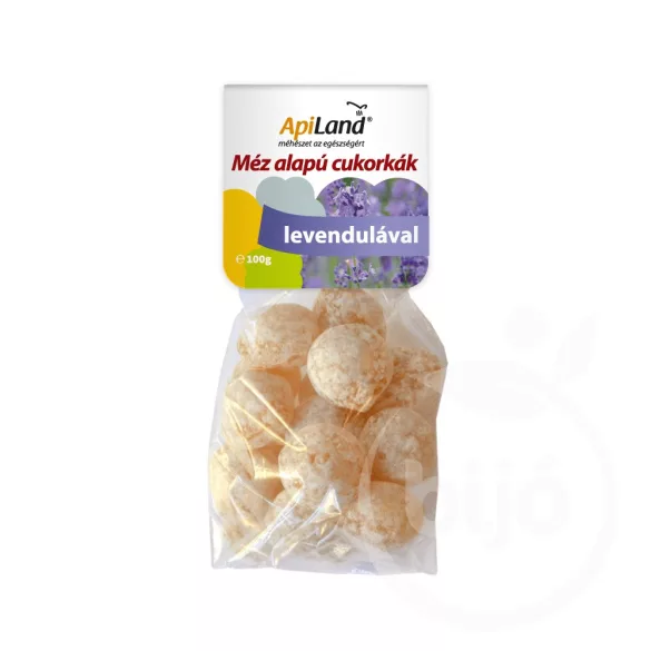 Apiland mézes és levendulás cukorkák 100 g - bio és refomélelmiszer