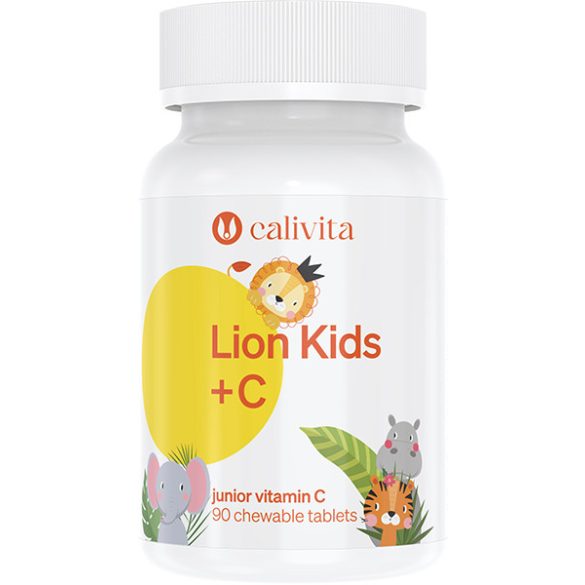 CaliVita Lion Kids C rágótabletta C-vitamin gyerekeknek 90db