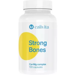 Calivita strong bones 100 kapszula kalcium- és magnéziumtartalmú készítmény 100db - bio és vegán étrendkiegészítők