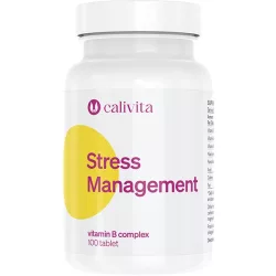 Calivita stress management tabletta stresszcsökkentő b-vitamin-komplex 100db - bio és vegán étrendkiegészítők
