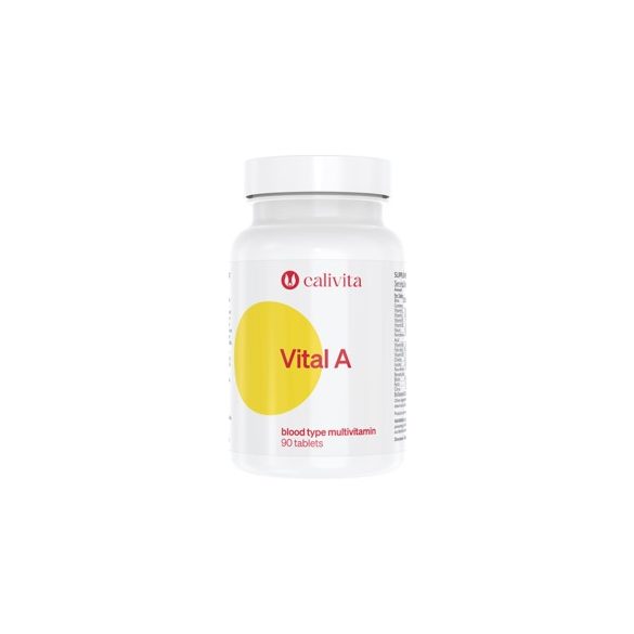 CaliVita Vital A tabletta Multivitamin A-vércsoportúaknak 90db