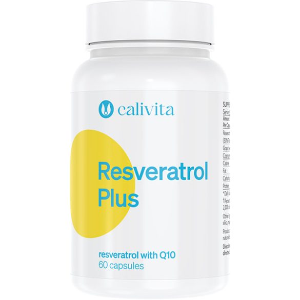 CaliVita Resveratrol PLUS kapszula Resveratrol koenzim-Q10-zel 60db