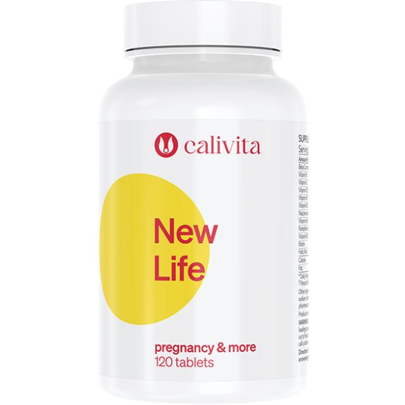 CaliVita New Life tabletta Multivitamin terhes és szoptató kismamáknak 120db