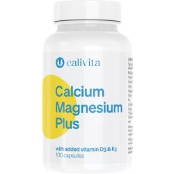 Calivita calcium magnesium plus kapszula kalcium, magnézium + d3- és k2-vitamin 100db - bio és vegán étrendkiegészítők