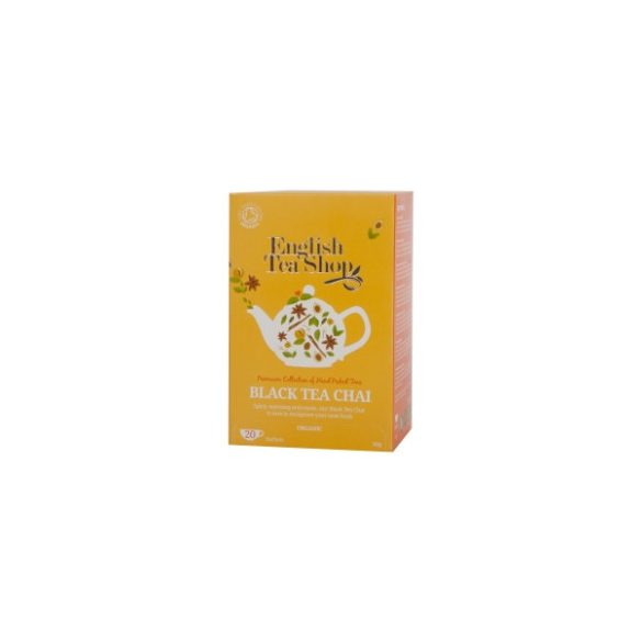 Ets bio fekete tea chai 20x2g 40 g