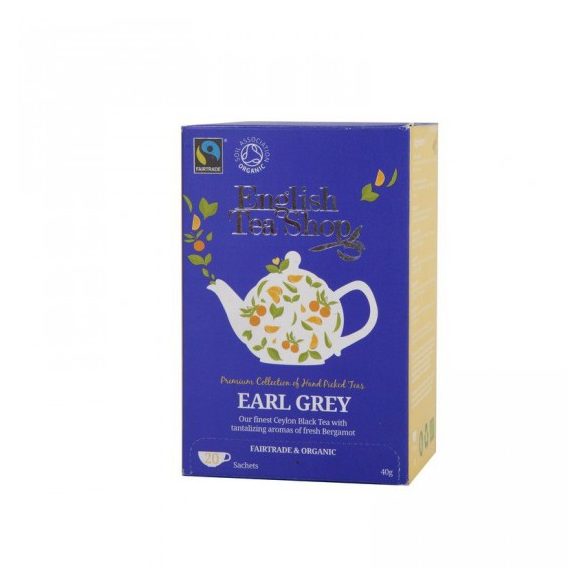 Ets bio earl grey tea 20x2g 40 g