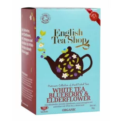 Bio ets tea fehér áfonyás-bodzás 20db - bio és refomélelmiszer