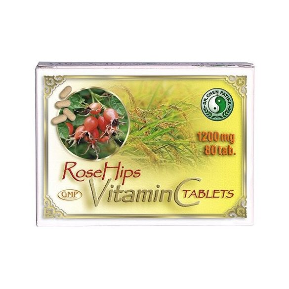 Dr.chen c-vitamin csipkebogyó tabletta 80 db