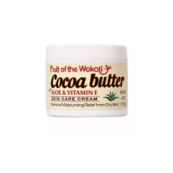 Wokali kakaóvaj, aloe vera és e-vitamin kivonatos tápláló arckrém száraz bőrre 115 g