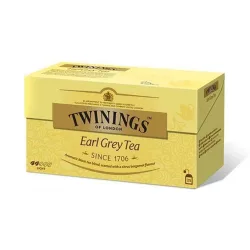 Twinings earl grey fekete tea 25x2g 50 g - bio és refomélelmiszer