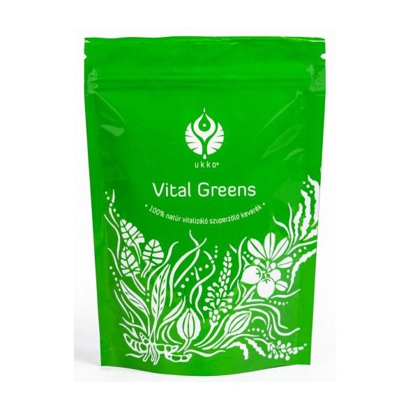 Ukko vital greens 100% natúr vitalizáló szuperzöld teakeverék 120 g