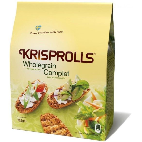 Krisprolls teljeskiőrlésű kenyérke hozzáadott cukor nélkül 225 g