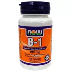 Now b1 vitamin 100mg tabletta 100db - bio és vegán étrendkiegészítők
