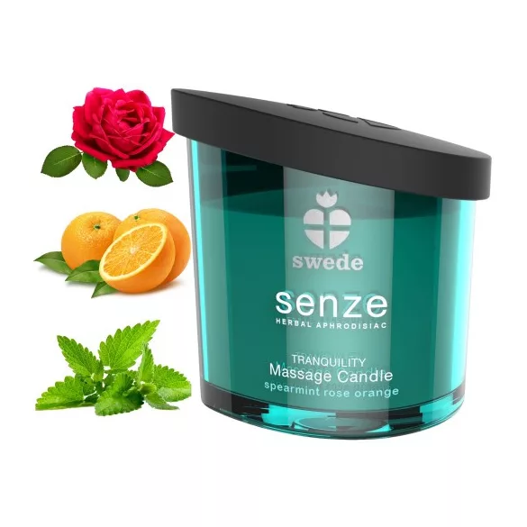 Swede senze - masszázsgyertya - rózsa, narancs (50ml)