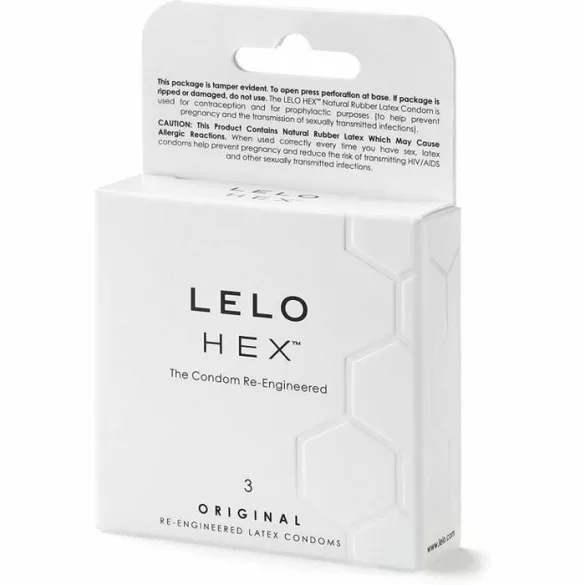 Lelo hex original - luxus óvszer (3db)