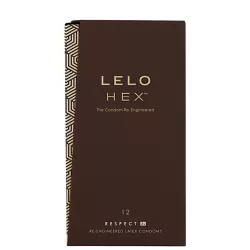 Lelo hex respect xl - luxus óvszer (12db)