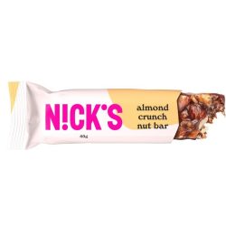 Nick's crunch nut bar vegán mandulás csoki 40g - bio és refomélelmiszer